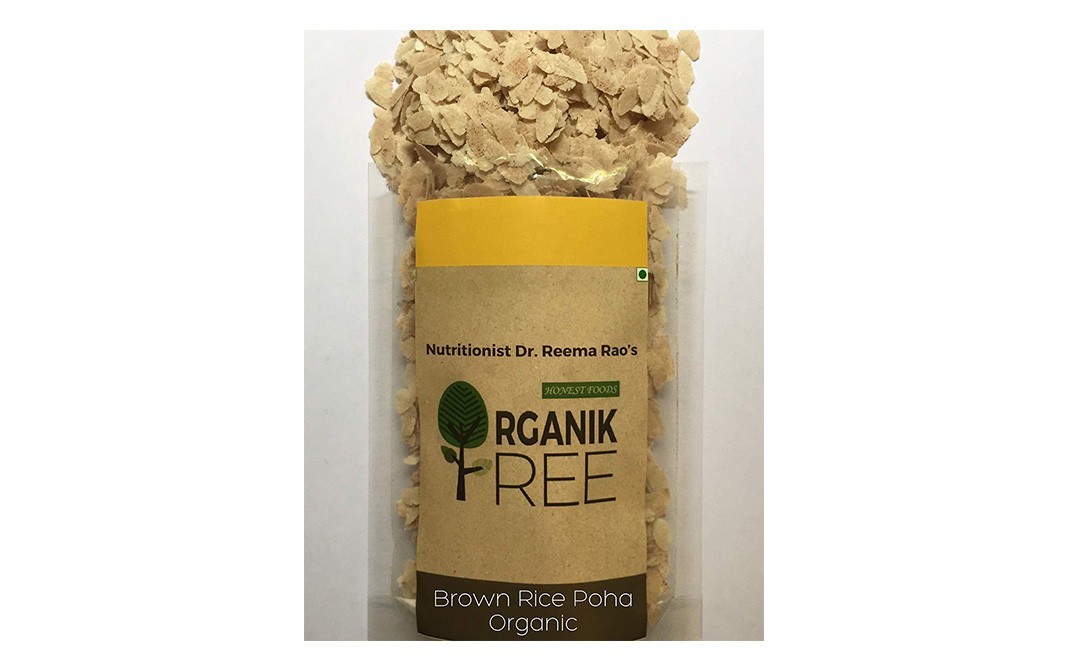 Our Organik Tree Organic Brown Rice Poha    Pack  450 grams